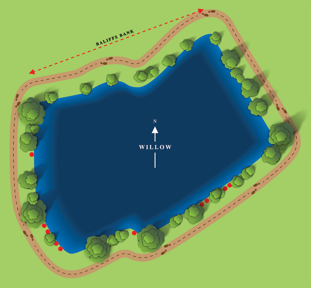 Willow Lake Map - Lac De Missy